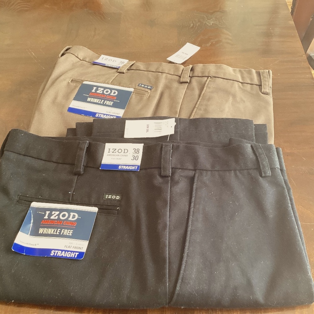 Izod Flat Front No- Iron chinos